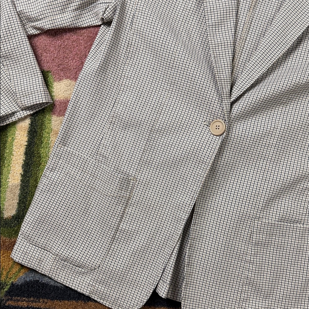 OVERSIZED BLAZER PLAID MAXX STUDIO - Picture 3 of 7